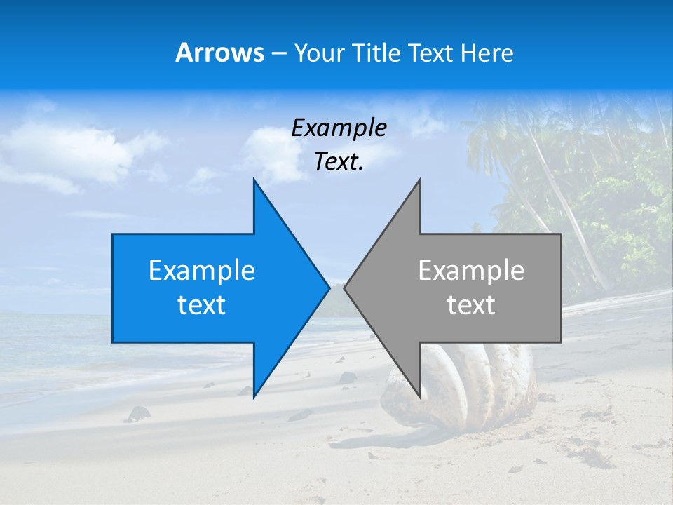 Tree Getaway Lagoon PowerPoint Template