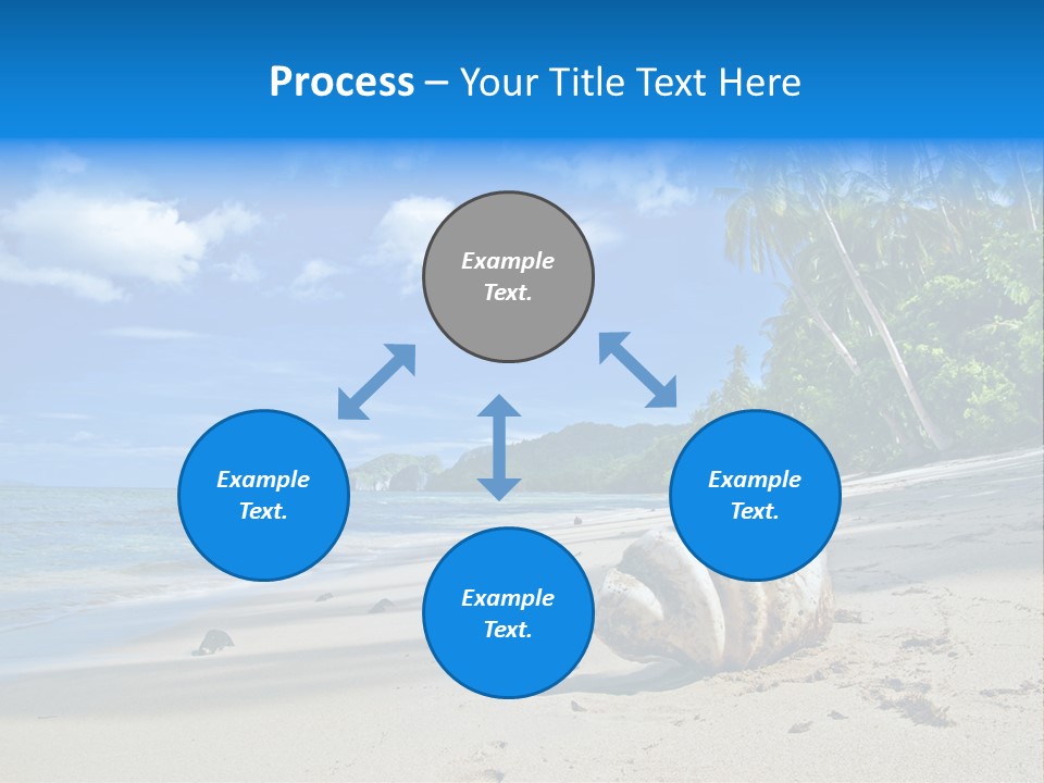 Tree Getaway Lagoon PowerPoint Template