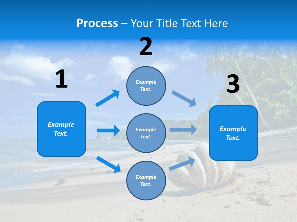 Tree Getaway Lagoon PowerPoint Template