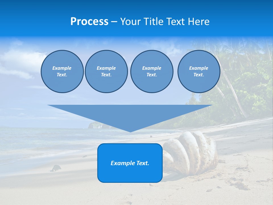 Tree Getaway Lagoon PowerPoint Template