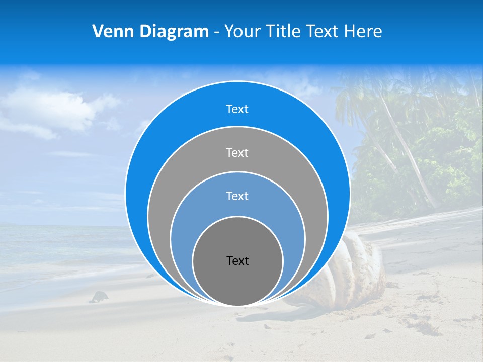 Tree Getaway Lagoon PowerPoint Template