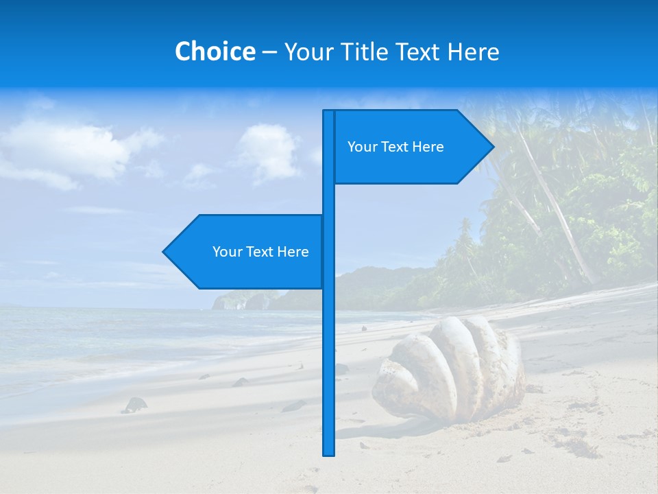 Tree Getaway Lagoon PowerPoint Template