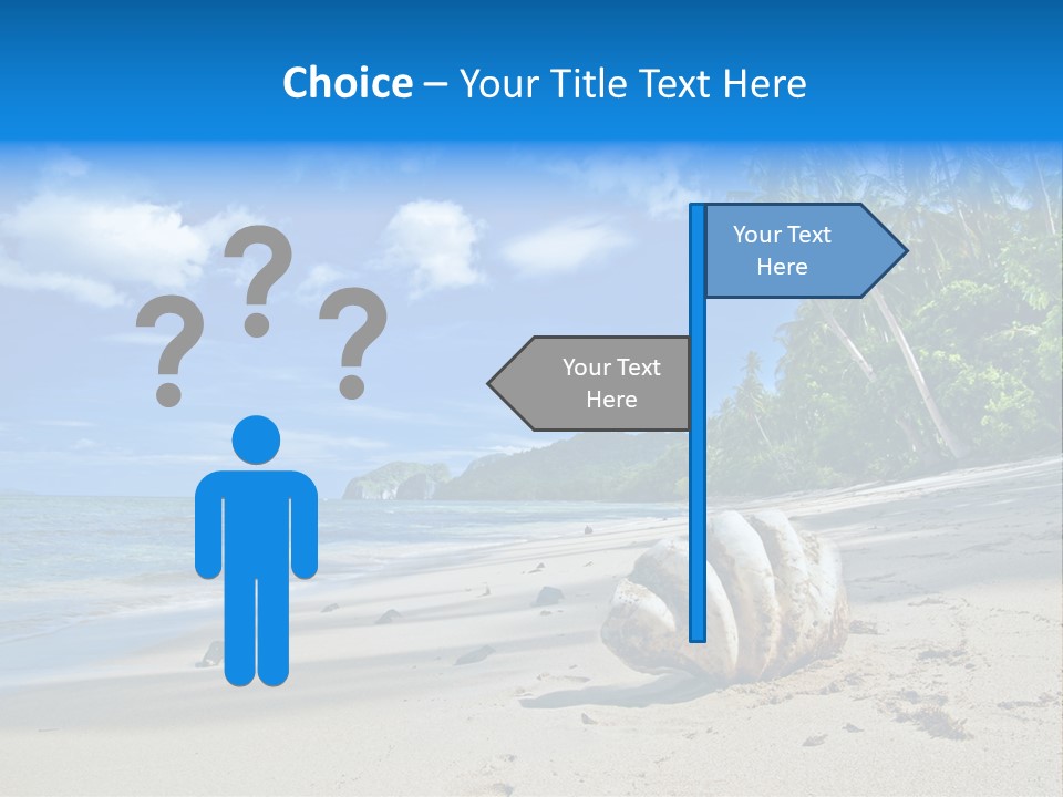 Tree Getaway Lagoon PowerPoint Template