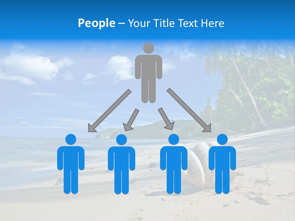 Tree Getaway Lagoon PowerPoint Template