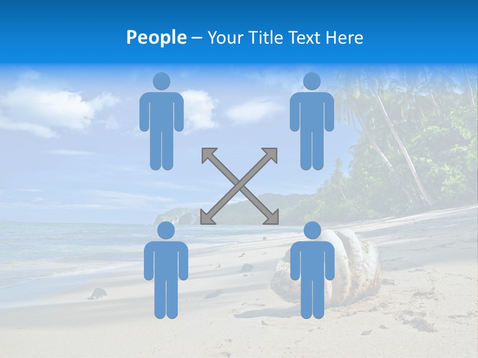 Tree Getaway Lagoon PowerPoint Template