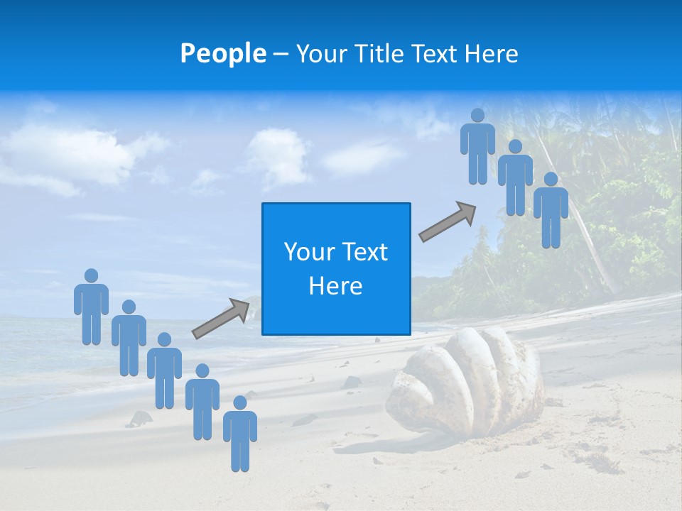 Tree Getaway Lagoon PowerPoint Template