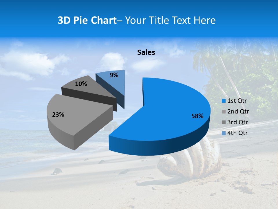Tree Getaway Lagoon PowerPoint Template