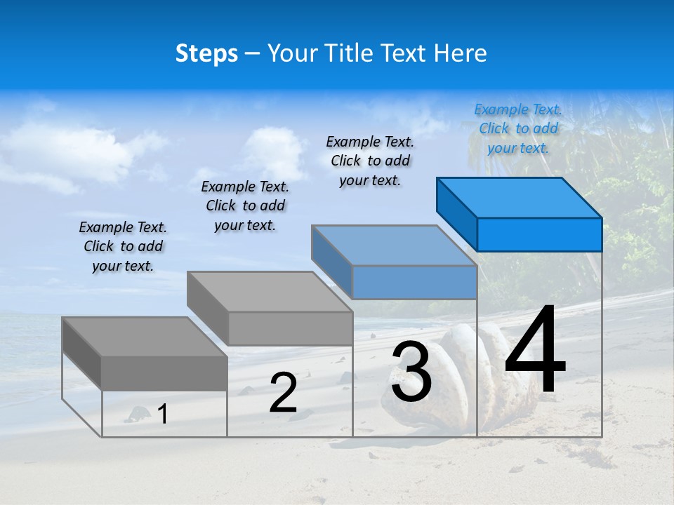 Tree Getaway Lagoon PowerPoint Template