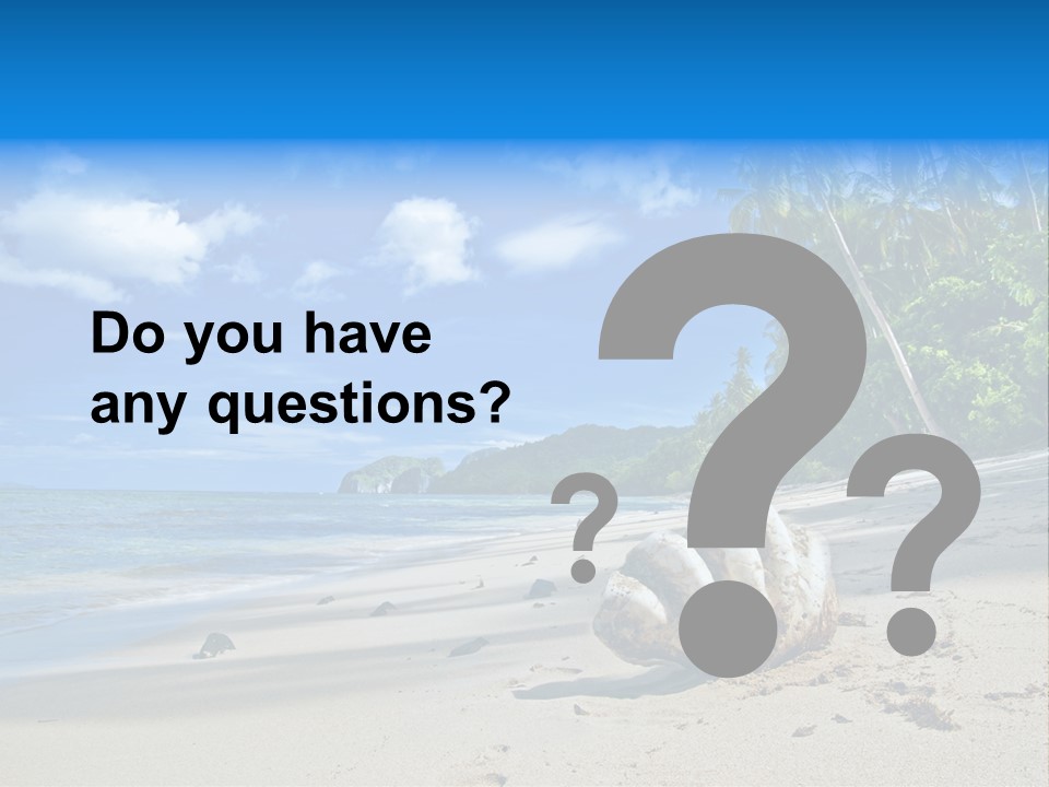 Tree Getaway Lagoon PowerPoint Template