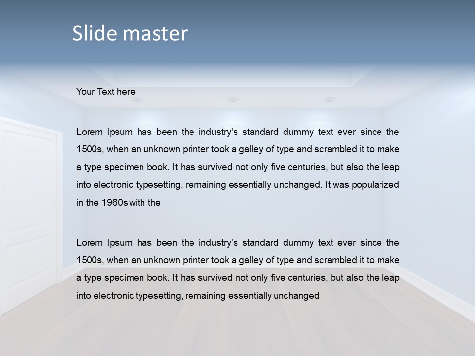 Floor Color Decorating PowerPoint Template