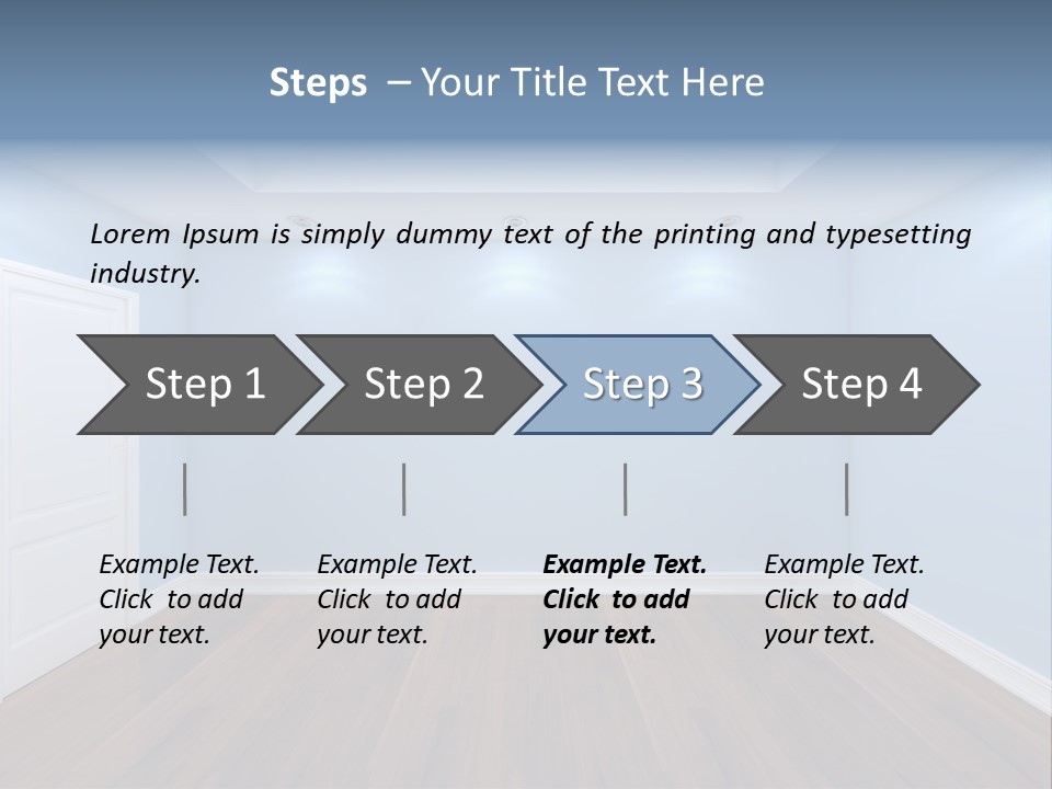 Floor Color Decorating PowerPoint Template