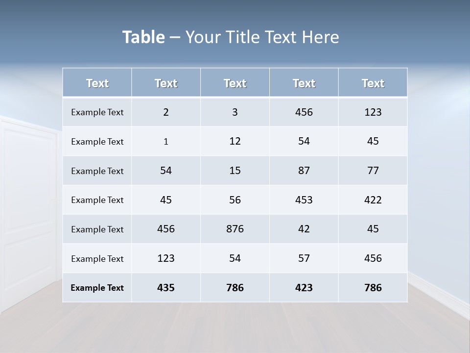 Floor Color Decorating PowerPoint Template