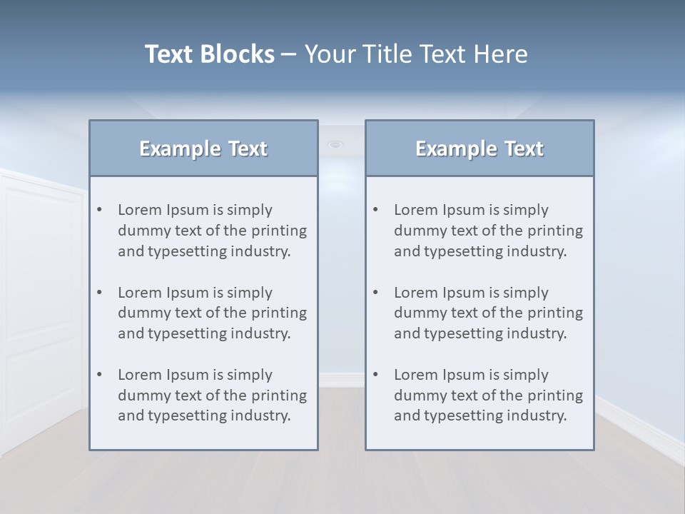 Floor Color Decorating PowerPoint Template