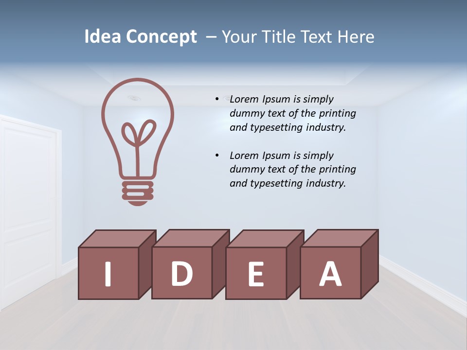 Floor Color Decorating PowerPoint Template