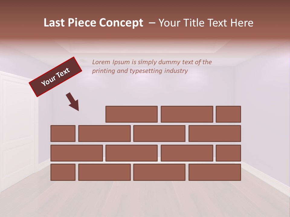 Decorating Wall Simple PowerPoint Template