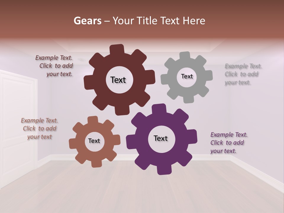 Decorating Wall Simple PowerPoint Template