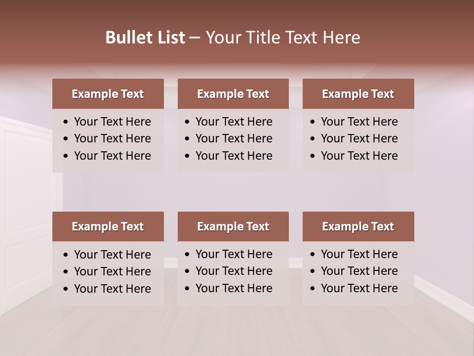 Decorating Wall Simple PowerPoint Template