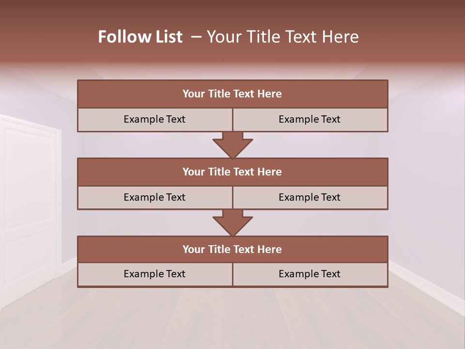 Decorating Wall Simple PowerPoint Template
