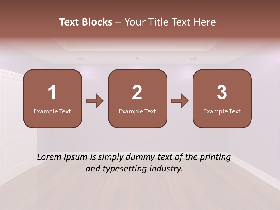 Decorating Wall Simple PowerPoint Template