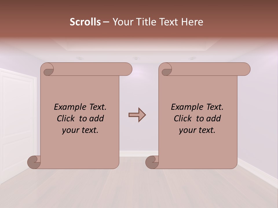 Decorating Wall Simple PowerPoint Template