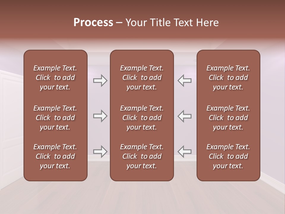 Decorating Wall Simple PowerPoint Template