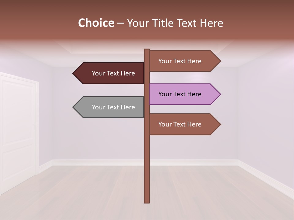 Decorating Wall Simple PowerPoint Template