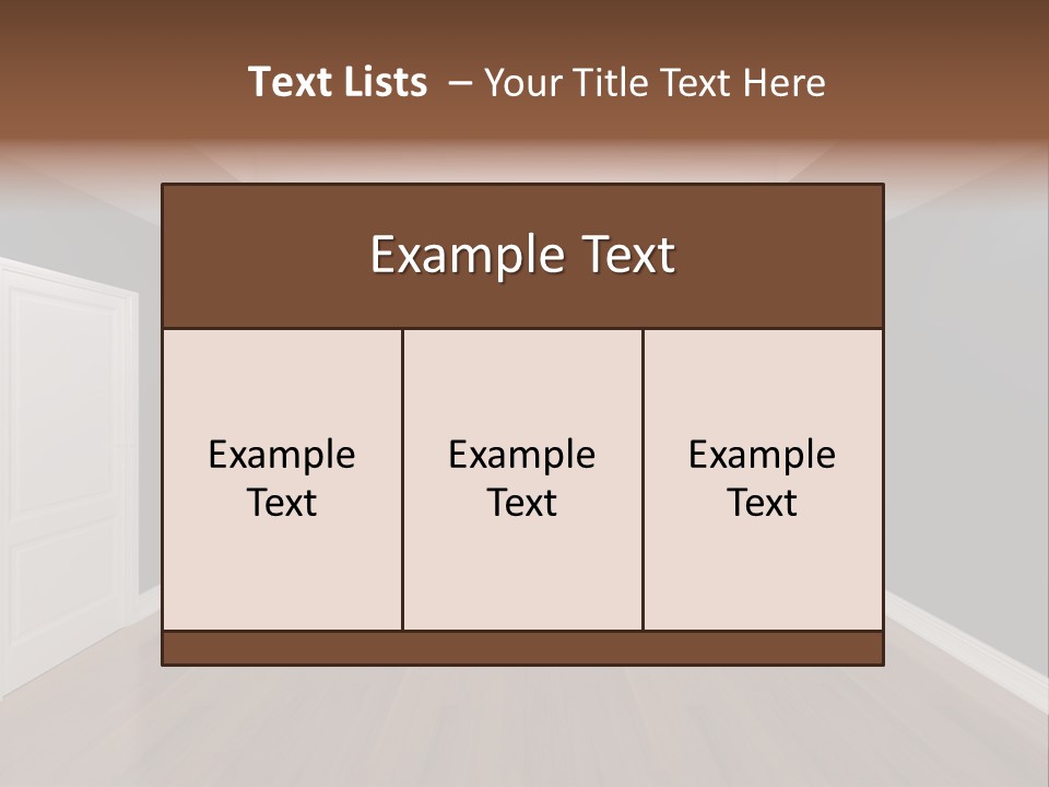 Room Clean Meeting PowerPoint Template