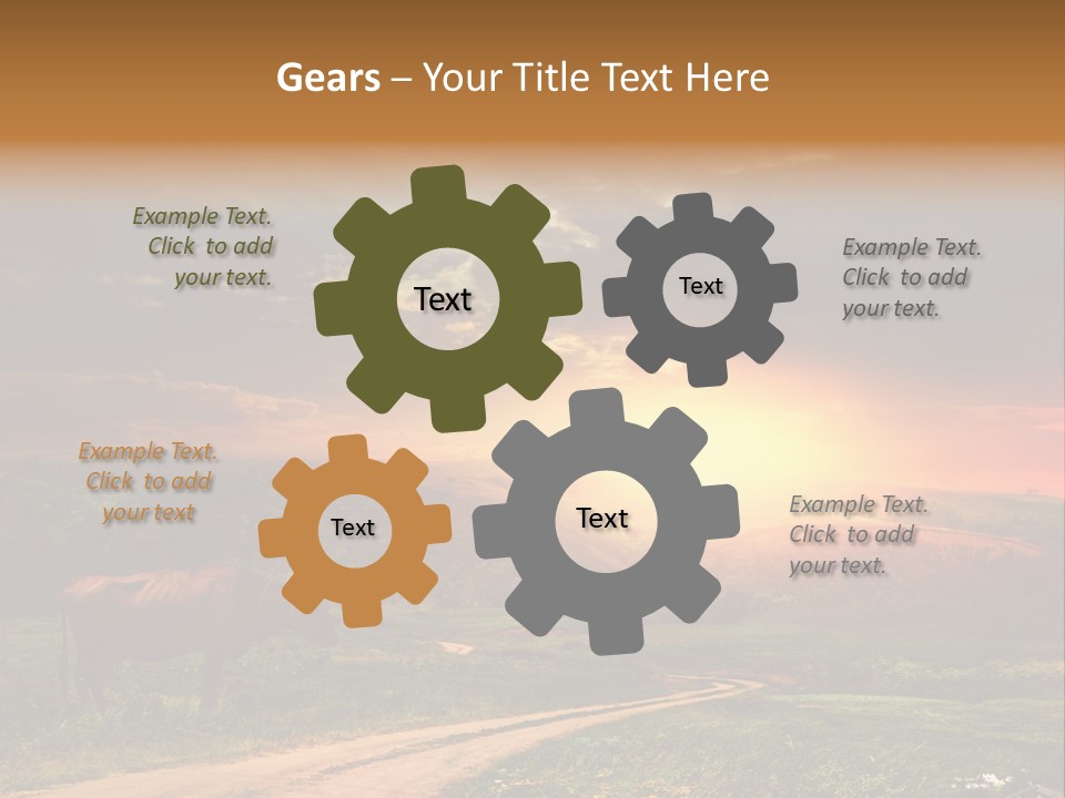 Farmland Rust Summer PowerPoint Template