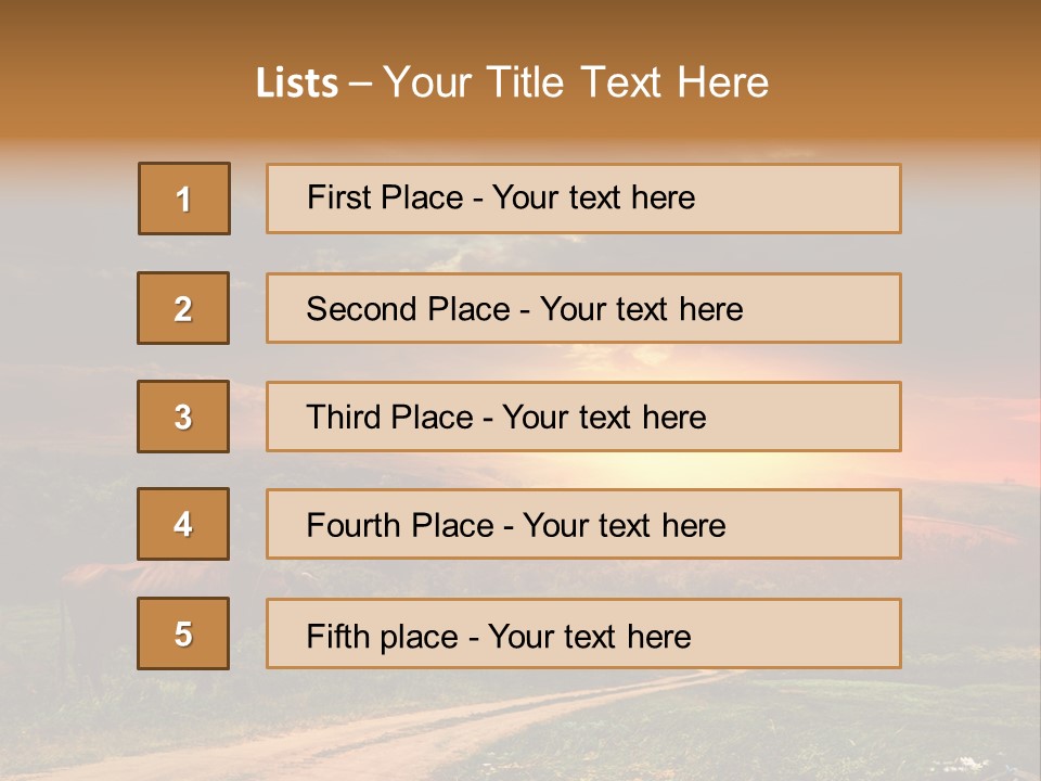 Farmland Rust Summer PowerPoint Template