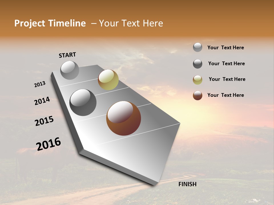 Farmland Rust Summer PowerPoint Template