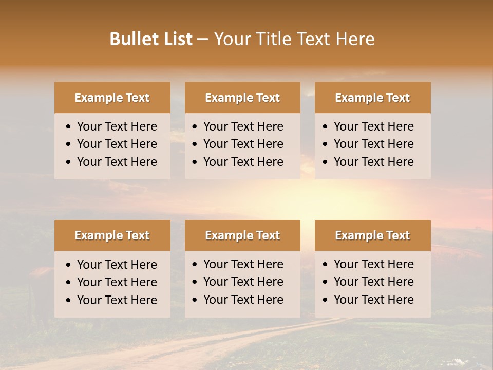 Farmland Rust Summer PowerPoint Template