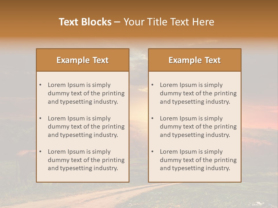 Farmland Rust Summer PowerPoint Template