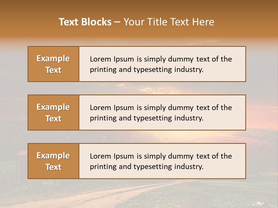 Farmland Rust Summer PowerPoint Template