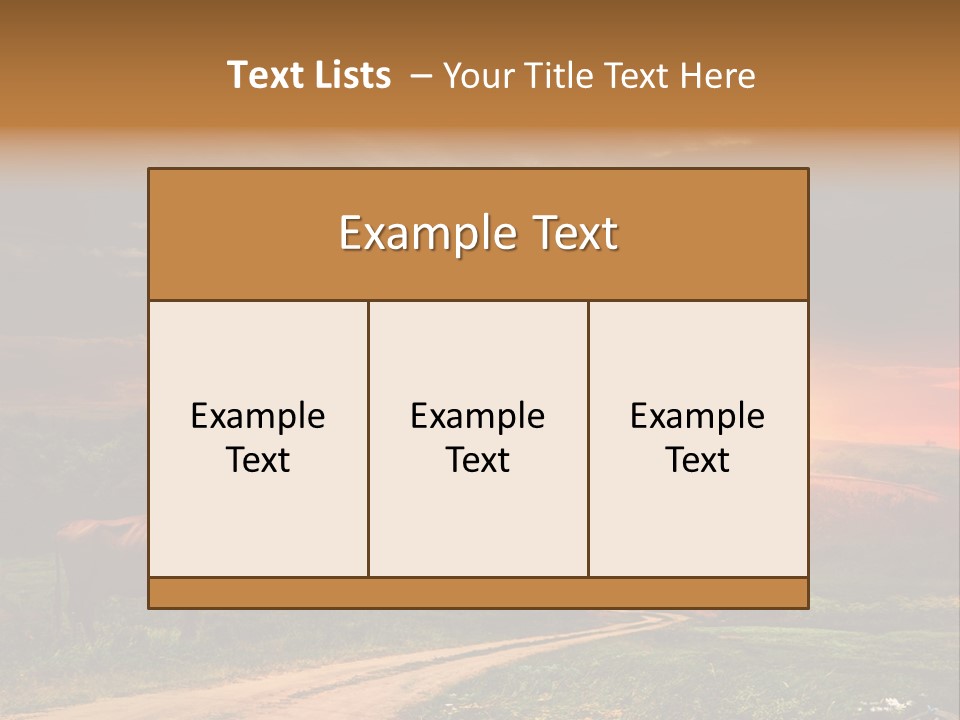 Farmland Rust Summer PowerPoint Template
