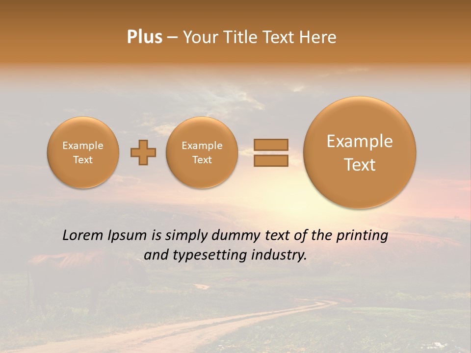 Farmland Rust Summer PowerPoint Template