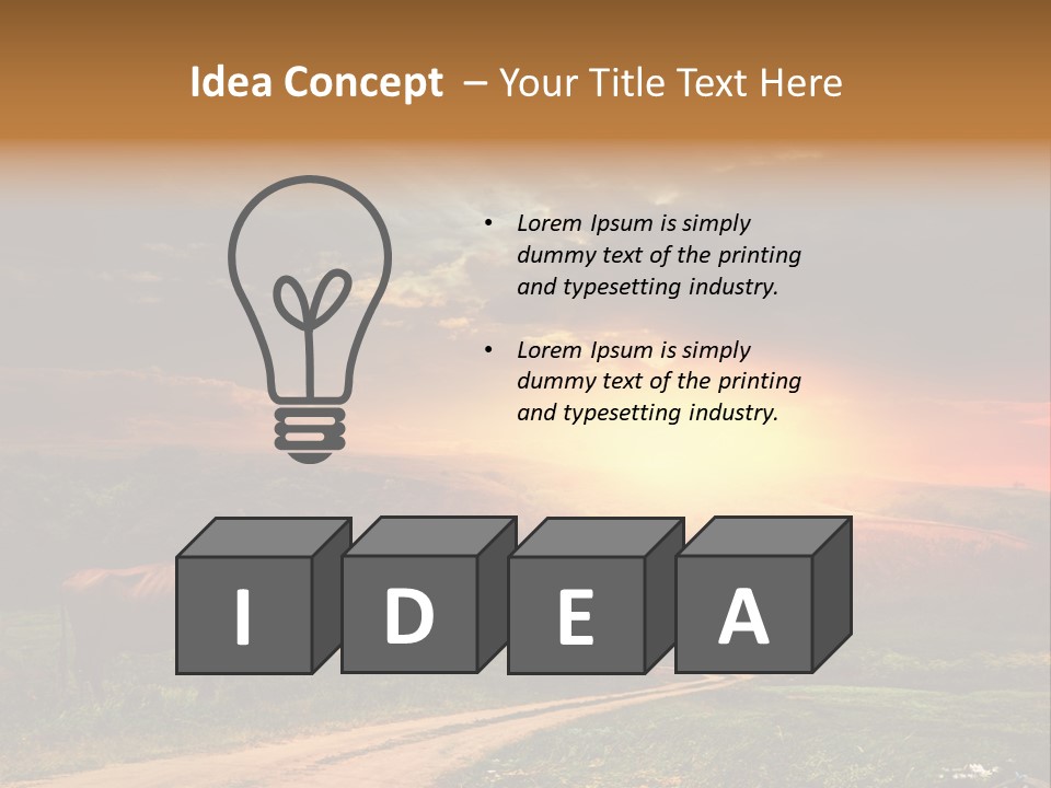 Farmland Rust Summer PowerPoint Template