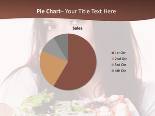 Teenage Holding Rice PowerPoint Template