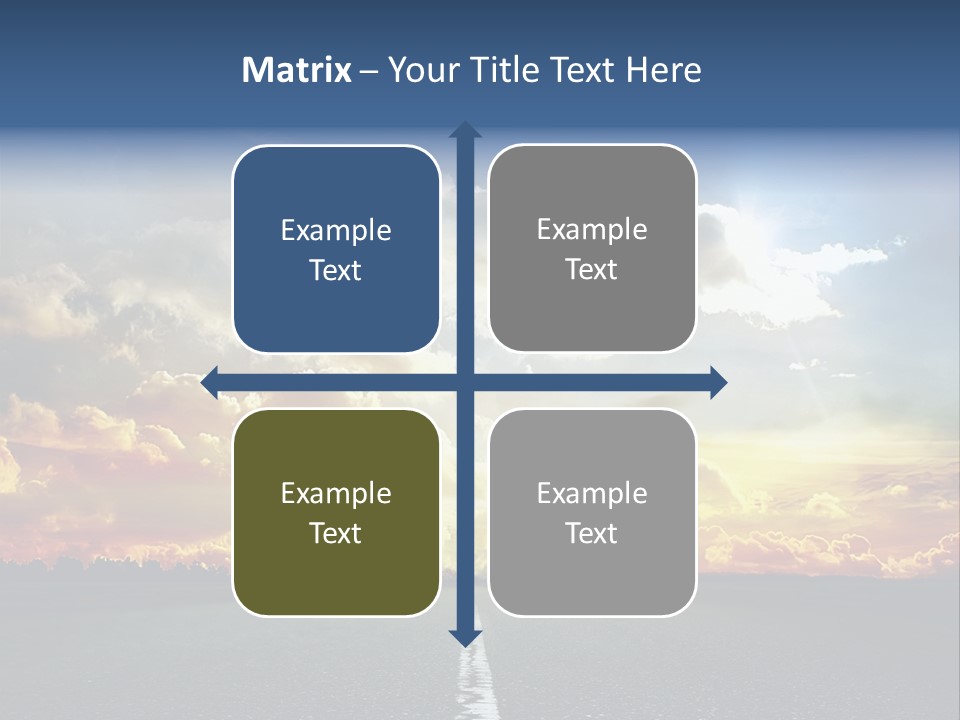 Freeway Side Travel PowerPoint Template