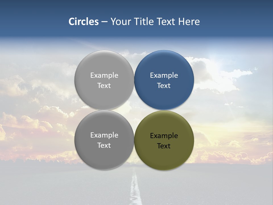 Freeway Side Travel PowerPoint Template