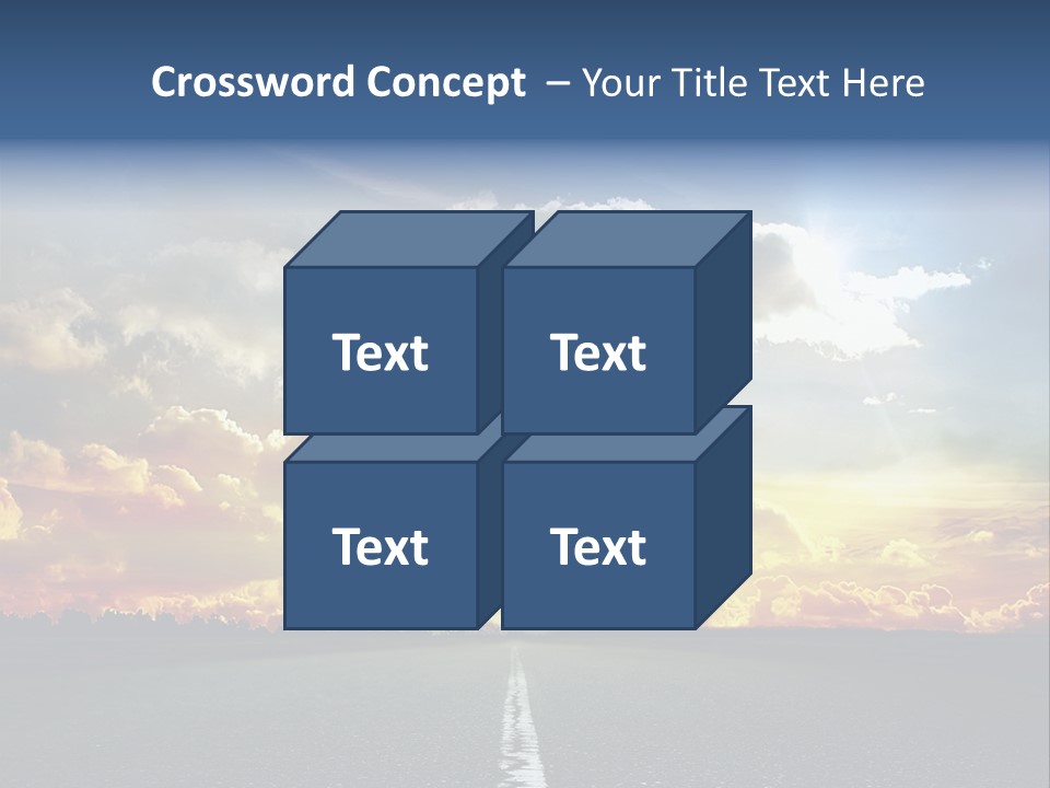 Freeway Side Travel PowerPoint Template
