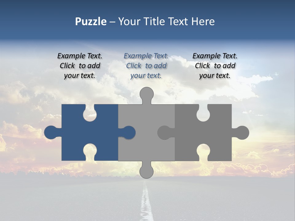 Freeway Side Travel PowerPoint Template