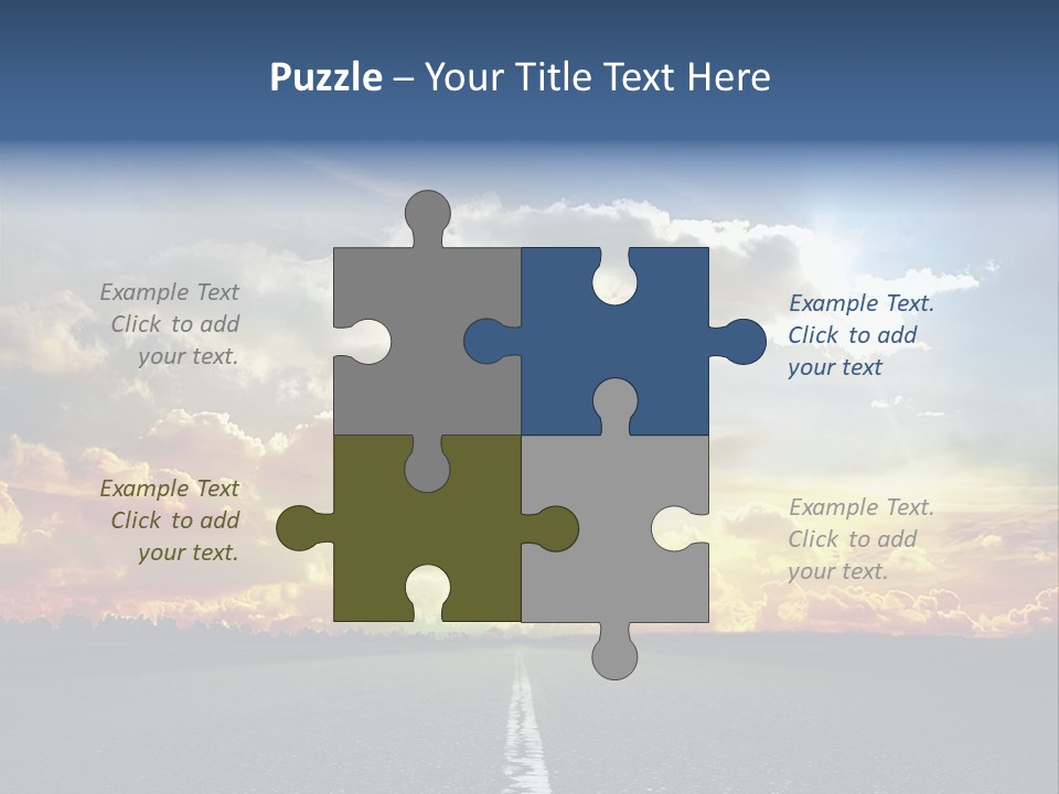 Freeway Side Travel PowerPoint Template