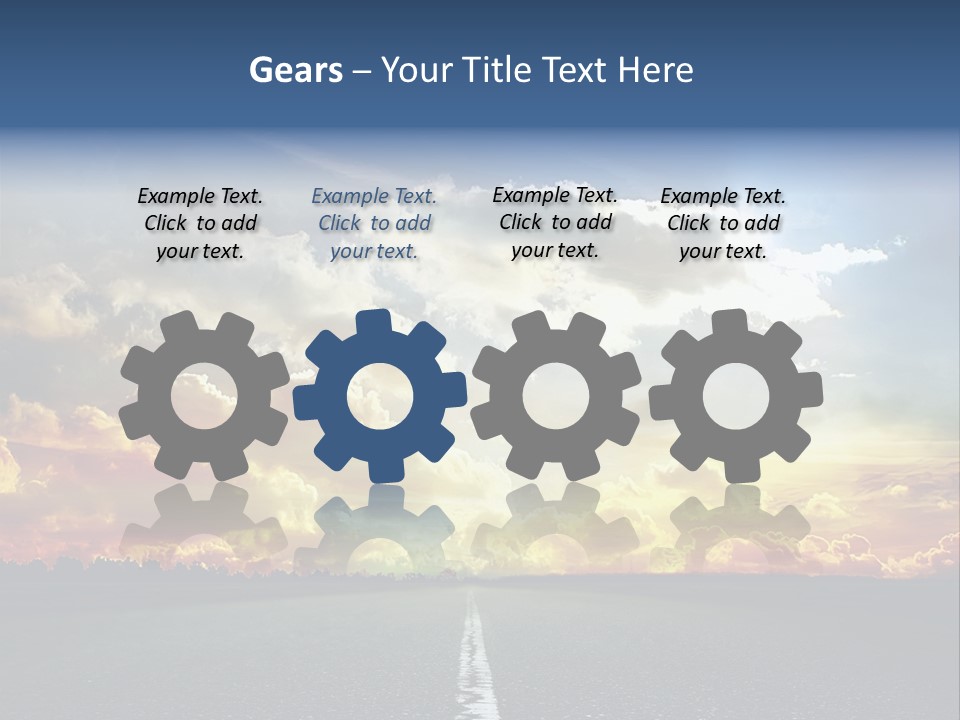 Freeway Side Travel PowerPoint Template