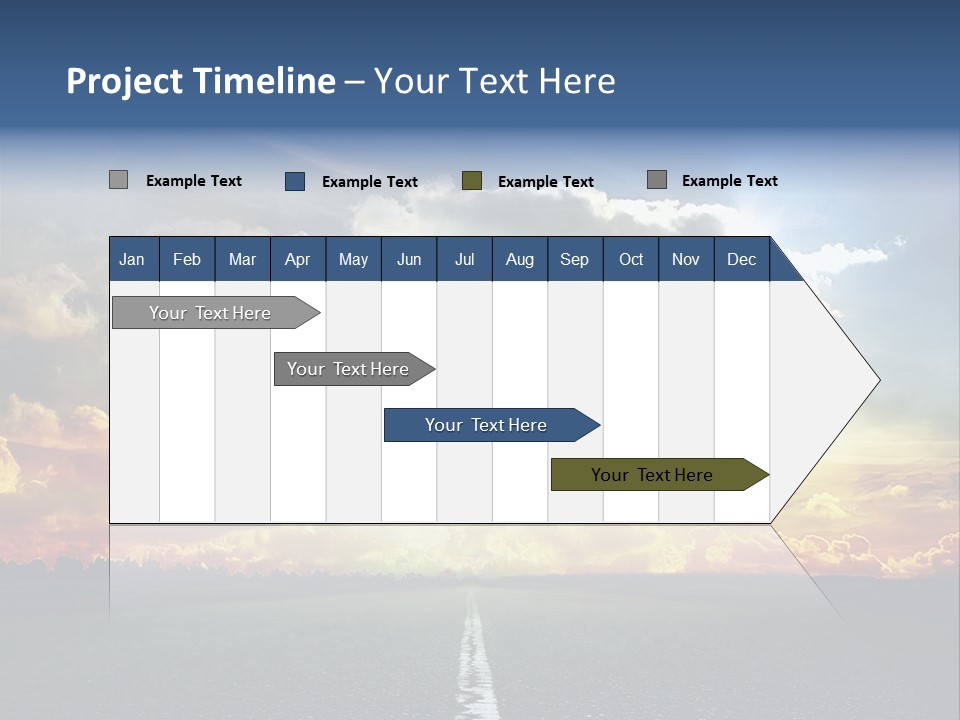 Freeway Side Travel PowerPoint Template