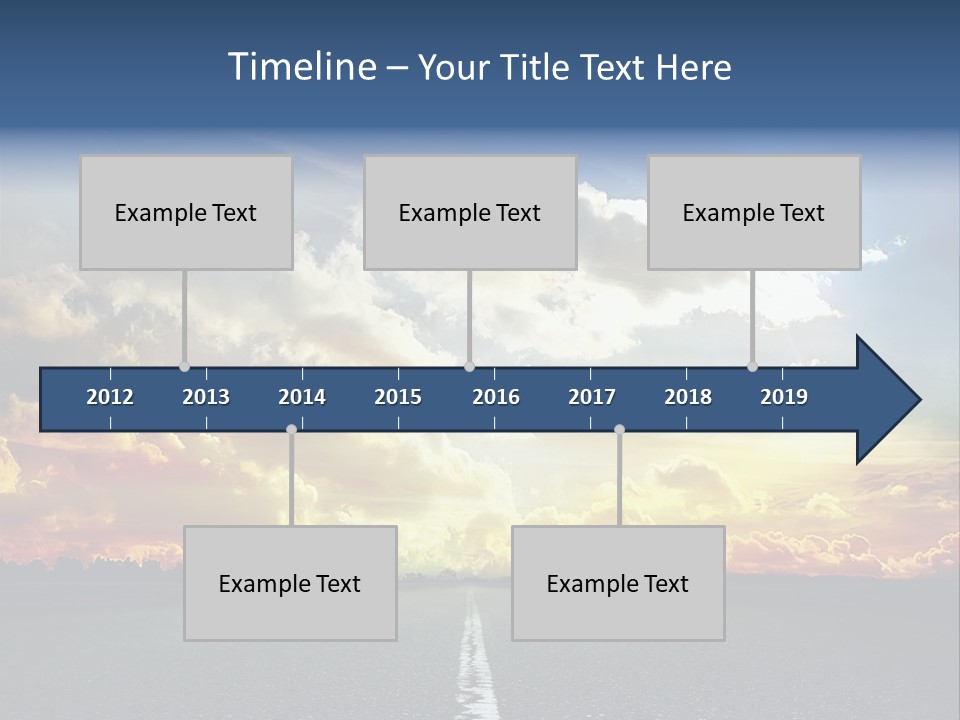 Freeway Side Travel PowerPoint Template