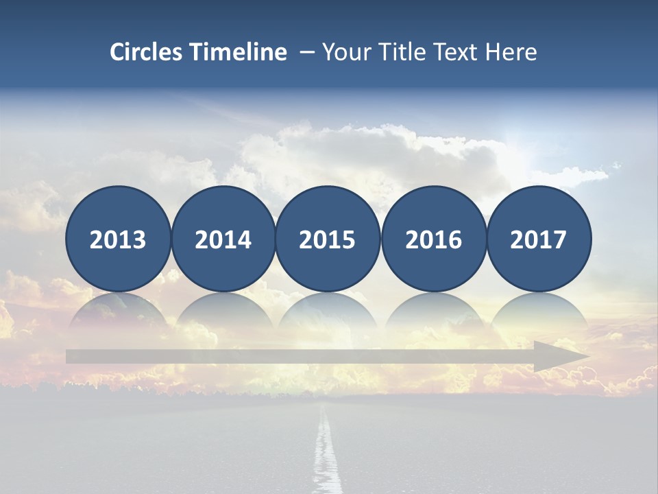 Freeway Side Travel PowerPoint Template