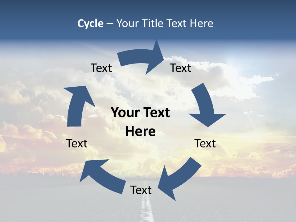 Freeway Side Travel PowerPoint Template