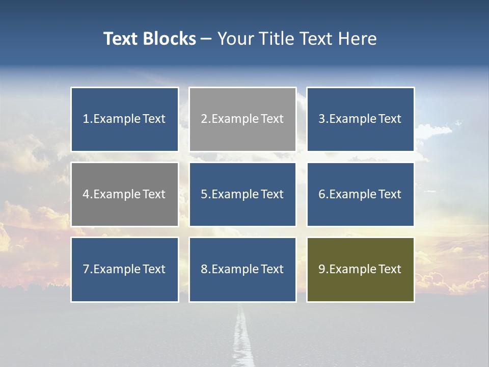 Freeway Side Travel PowerPoint Template
