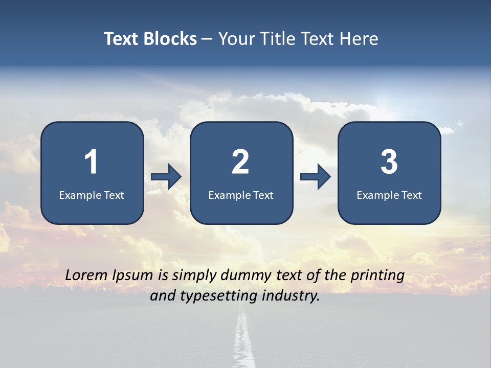 Freeway Side Travel PowerPoint Template