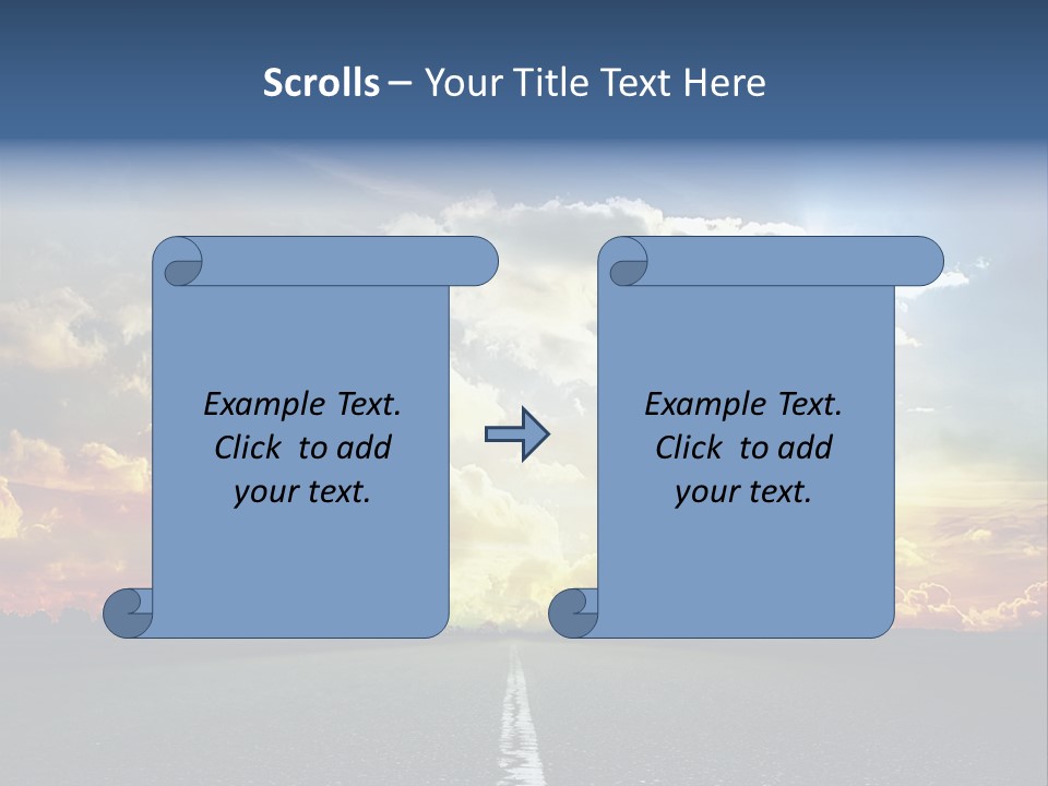 Freeway Side Travel PowerPoint Template